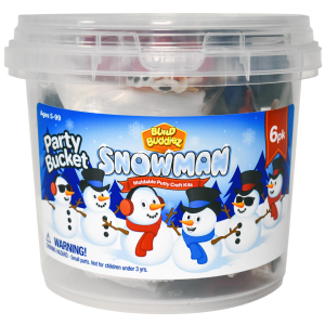 Salus Salus Build Buddiez Snowman Craft Kits Party Bucket - $19.99 at Murdoch's Ranch & Home Supply