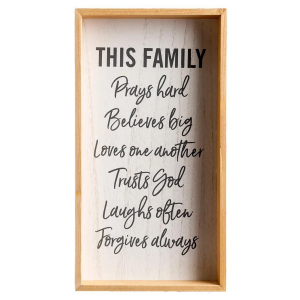 Dayspring DaySpring This Family Framed Wooden Wall Art - $17.99 at Murdoch's Ranch & Home Supply