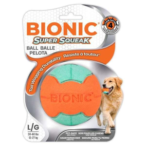 Bionic Bionic Super Squeak Ball Dog Toy | Size Large - $16.99 at Murdoch's Ranch & Home Supply