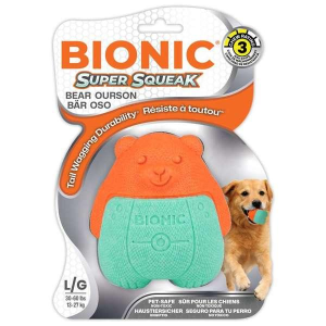 Bionic Bionic Super Squeak Bear Dog Toy | Size Large - $16.99 at Murdoch's Ranch & Home Supply