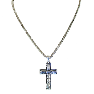 Justin Welded Cross Necklace