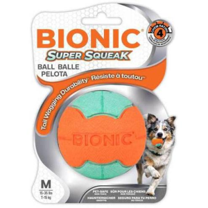 Bionic Bionic Super Squeak Ball Dog Toy | Size Medium - $14.99 at Murdoch's Ranch & Home Supply