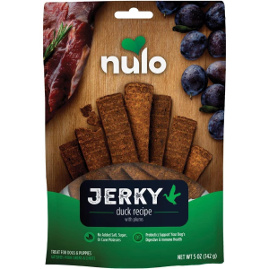 Nulo Nulo Jerky Duck with Plums Recipe Dog Treats | Size 5 oz - $14.99 at Murdoch's Ranch & Home Supply