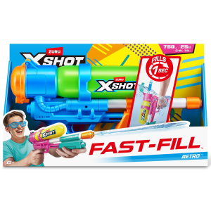 ZURU X-Shot Fast Fill Retro Water Gun Blaster
