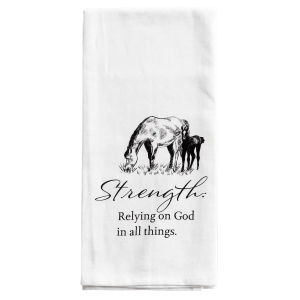 Dayspring DaySpring Strength Farm Fresh Faith Tea Towel - $9.99 at Murdoch's Ranch & Home Supply