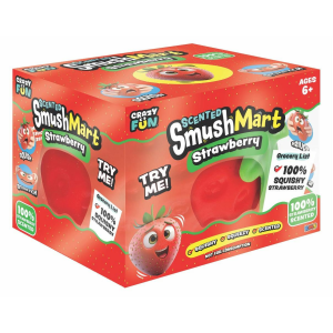 Squishy Smushworld 6" Squishy Strawberry Toy