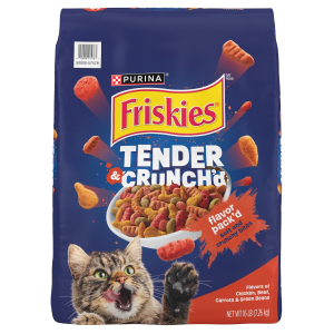 Purina - Friskies Purina - Friskies Tender and Crunch'd Chicken, Beef, Carrots, and Green Beans Dry Cat Food | Size 6.3 lbs - $8.99 at Murdoch's Ranch & Home Supply