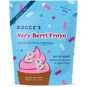 Bocces Bakery Bocces Bakery Very Berri Froyo Blueberries, Banana and Yogurt Flavor Dog Treats | Size 6 oz - $7.99 at Murdoch's Ranch & Home Supply
