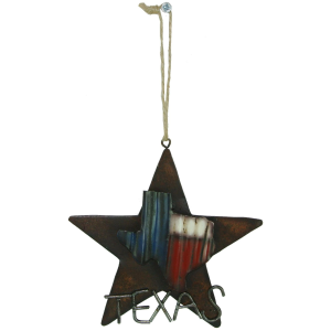 De Leon Product De Leon Product Metal Star Texas Christmas Ornament - $7.99 at Murdoch's Ranch & Home Supply