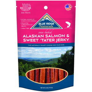 Blue Ridge Naturals Blue Ridge Naturals Salmon & Sweet 'Tater Jerky Dog Treats | Size 6 oz - $6.99 at Murdoch's Ranch & Home Supply