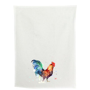 Carstens Inc. Carstens Inc. Water Color Rooster Tea Towel | Size 18" x 26" - $5.99 at Murdoch's Ranch & Home Supply