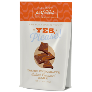 Yes Please Yes Please Dark Chocolate Salted Caramel Bark Candy | Size 4 oz - $5.99 at Murdoch's Ranch & Home Supply