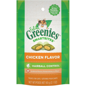 Greenies Greenies Cat Smartbites Treats-Hairball Control-Chicken | Size 2.1 oz - $4.99 at Murdoch's Ranch & Home Supply