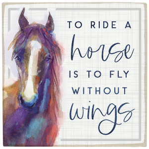 Sincere Surroundings Sincere Surroundings Horse Wings Box Sign - $4.99 at Murdoch's Ranch & Home Supply