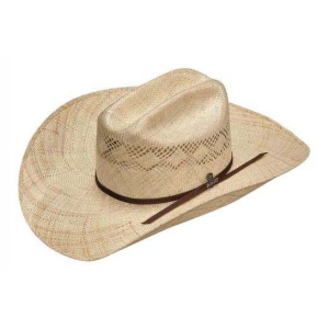 Ariat Natural Twisted Weave Straw Cowboy Hat in Tan | Size 6 3/4