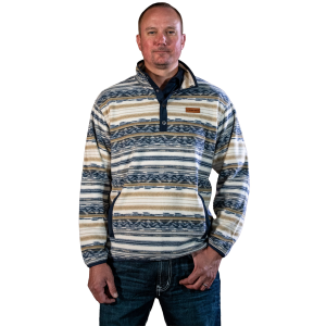 Cinch CINCH Southwest Print Polar Fleece Pullover in Cream | Mens | Size 2XL - $74.99 at Murdoch's Ranch & Home Supply