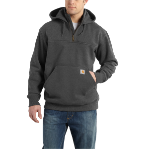 Carhartt Paxton 1/4 Zip Sweatshirt in Grey | Mens | Size 4XL