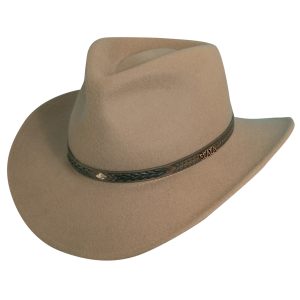 Scala Scala Durango Crushable Wool Felt Outback Hat in PUTTY/Brown | Size Large - $35.99 at Murdoch's Ranch & Home Supply