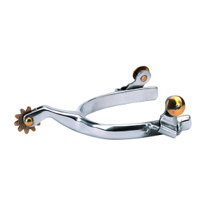 Weaver Weaver Leather Ladies' Roping Spur with Plain Band in Silver - $56.99 at Murdoch's Ranch & Home Supply