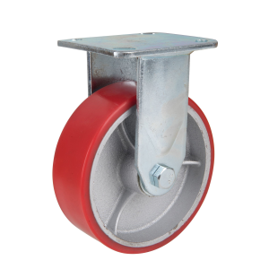 Precision Casters + Wheels Precision Casters + Wheels 8" Polyurethane Rigid Plate Caster - $39.99 at Murdoch's Ranch & Home Supply