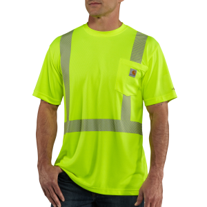 Carhartt Carhartt High-Visibility Force High Visibility Short Sleeve Class 2 T-Shirt in Bright Lime/Yellow | Size Large - $28.49 at Murdoch's Ranch & Home Supply