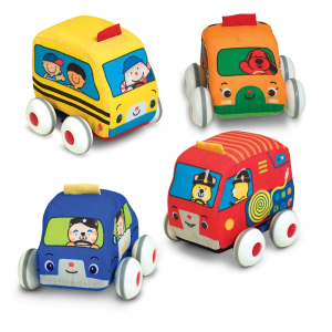 Melissa & Doug Pull Back Vehicles Baby and Toddler