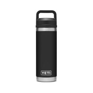 YETI 18 oz Rambler Water Bottle with Chug Lid in Black
