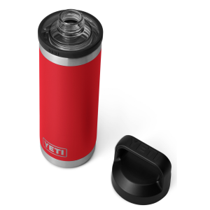 YETI 18 oz Rambler Water Bottle with Chug Lid in Rescue Red
