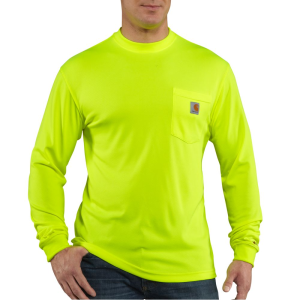 Carhartt Carhartt High-Visibility Color Enhanced Long Sleeve T-Shirt in Brite Lime/Green | Size Medium - $24.74 at Murdoch's Ranch & Home Supply
