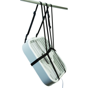 Weaver Weaver Leather Adjustable Box Fan Holder in Black | Size One - Adjustable - $36.99 at Murdoch's Ranch & Home Supply