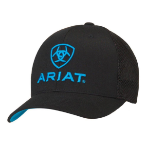 Ariat Ariat Flexfit Mesh Back Cap in Black | Size Small - $35.00 at Murdoch's Ranch & Home Supply