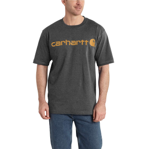 Carhartt Carhartt Short-Sleeve Logo T-Shirt in Carbon Heather/Grey | Size Medium - $16.79 at Murdoch's Ranch & Home Supply