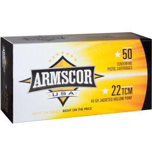 Armscor Armscor 22 Cal TCM 40 Grain JHP Bullet - $23.99 at Murdoch's Ranch & Home Supply