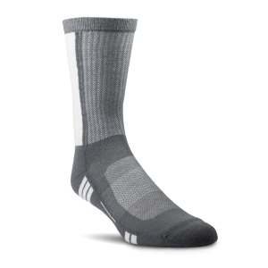 Ariat Ariat VentTek Performance Midcalf 2-Pair Socks in Grey | Size Large - $23.99 at Murdoch's Ranch & Home Supply