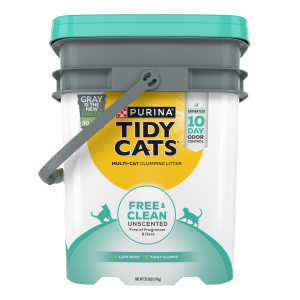 Purina - Tidy Cats Purina - Tidy Cats Free and Clean Unscented Multi-Cat Clumping Cat Litter | Size 35 lb - $21.99 at Murdoch's Ranch & Home Supply