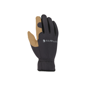 Carhartt High Dexterity Open Cuff Glove in Black/Barley | Size Medium