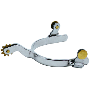 Weaver Weaver Leather Ladies' Roping Spurs with Plain Band in Silver - $29.99 at Murdoch's Ranch & Home Supply