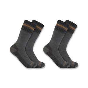 Carhartt Carhartt Heavyweight Synthetic Wool Blend Boots Socks 2 Pack in Grey | Size Large - $15.99 at Murdoch's Ranch & Home Supply