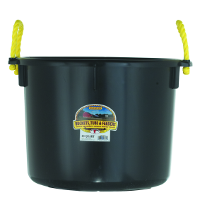 Little Giant Little Giant 40 Quart Muck Tub in Black | Size 40 qt - $19.99 at Murdoch's Ranch & Home Supply