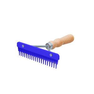 Weaver Leather Mini Fluffer Comb in Purple | Size 6" Wide Comb Head