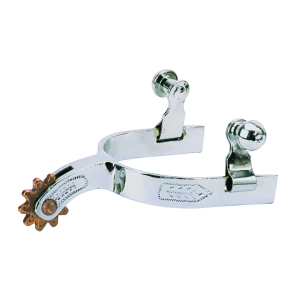 Weaver Weaver Leather Children's Spurs with Engraved Band in Silver | Size Youth - $24.99 at Murdoch's Ranch & Home Supply