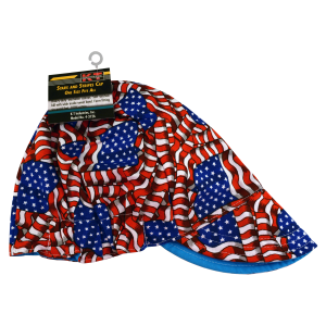 K-T Industries K-T Industries Stars and Stripes Welding Cap in Red - $14.99 at Murdoch's Ranch & Home Supply