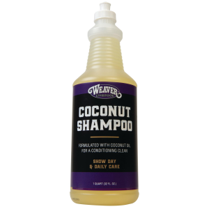 Weaver Leather Coconut Shampoo | Size 32 oz