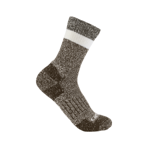 Carhartt Midweight Crew Socks in Brown | Size Medium