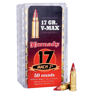 Hornady 17 Mach 2 17 Grain V-Max Varmint Express Rimfire Ammo