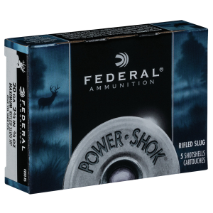 Federal Premium Ammunition Power-Shok 20 Gauge 2-3/4" Shotshell 3/4 oz Rifled Slug
