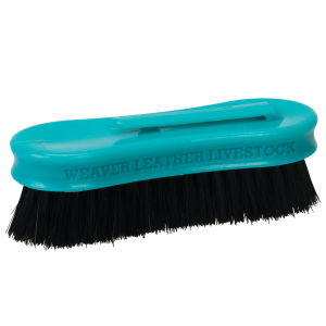 Weaver Weaver Leather Pig Face Brush in Teal/Blue | Size 1-1/2" W x 5" L - $7.09 at Murdoch's Ranch & Home Supply