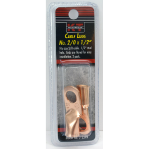 K-T Industries K-T Industries Copper Cable Lug 2-Pack | Size 2/0 x 1/2" - $7.49 at Murdoch's Ranch & Home Supply