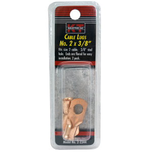 K-T Industries K-T Industries Copper Cable Lug 2-Pack | Size 2 x 3/8" - $5.99 at Murdoch's Ranch & Home Supply