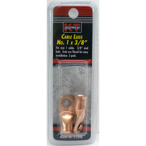 K-T Industries K-T Industries Copper Cable Lug 2-Pack | Size 1 x 3/8" - $6.49 at Murdoch's Ranch & Home Supply
